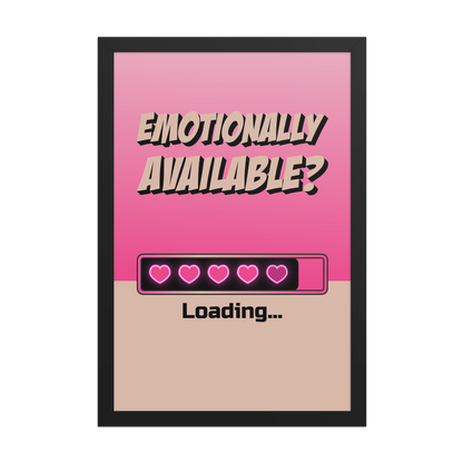 Emotionally Available?